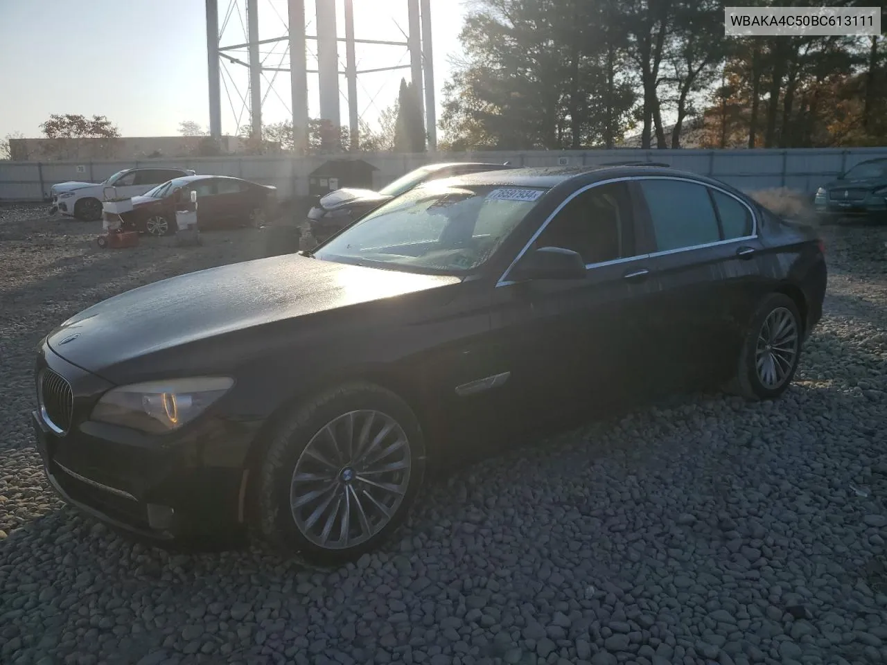 WBAKA4C50BC613111 2011 BMW 740 I