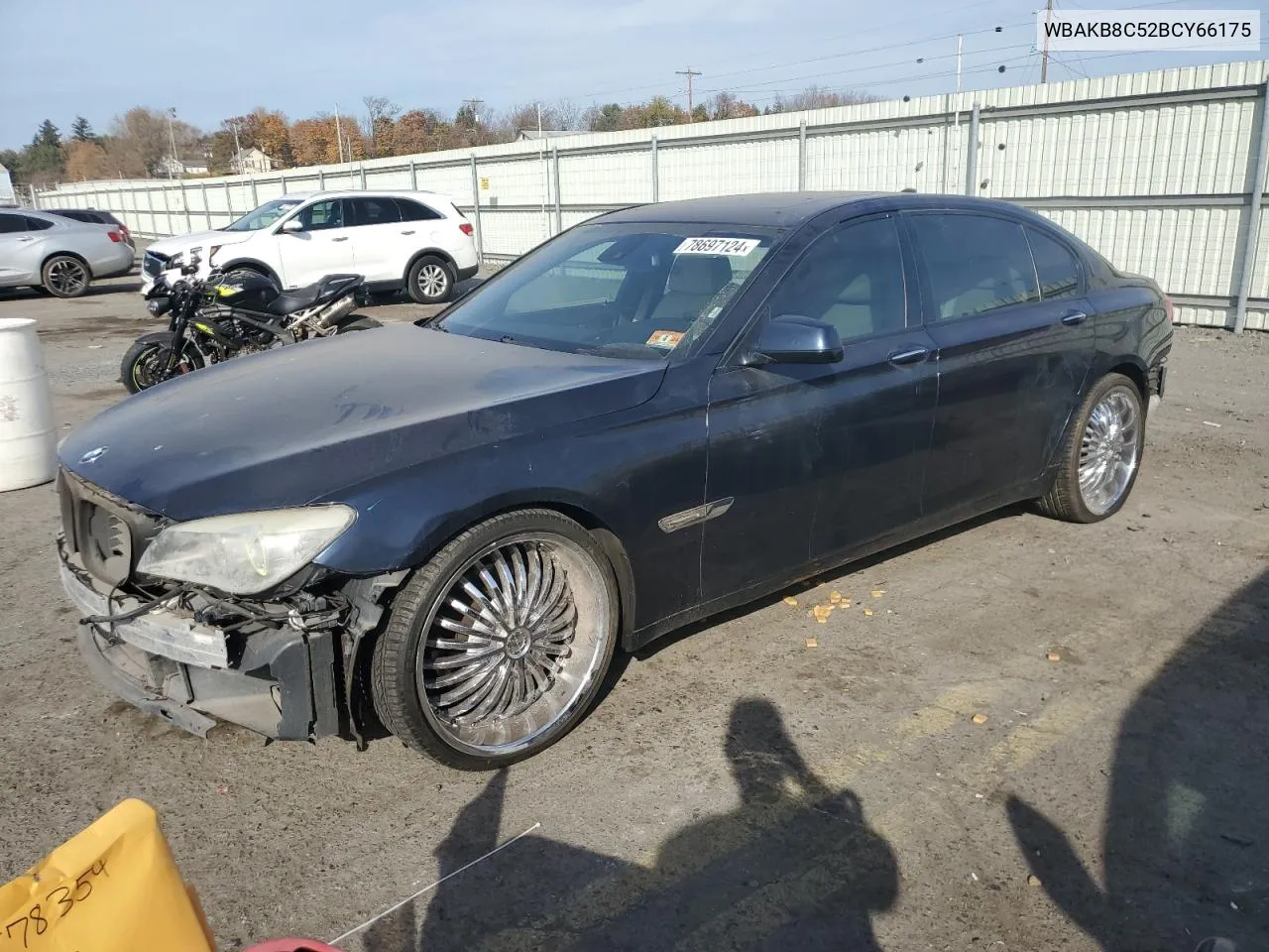 2011 BMW 750 Li VIN: WBAKB8C52BCY66175 Lot: 78697124