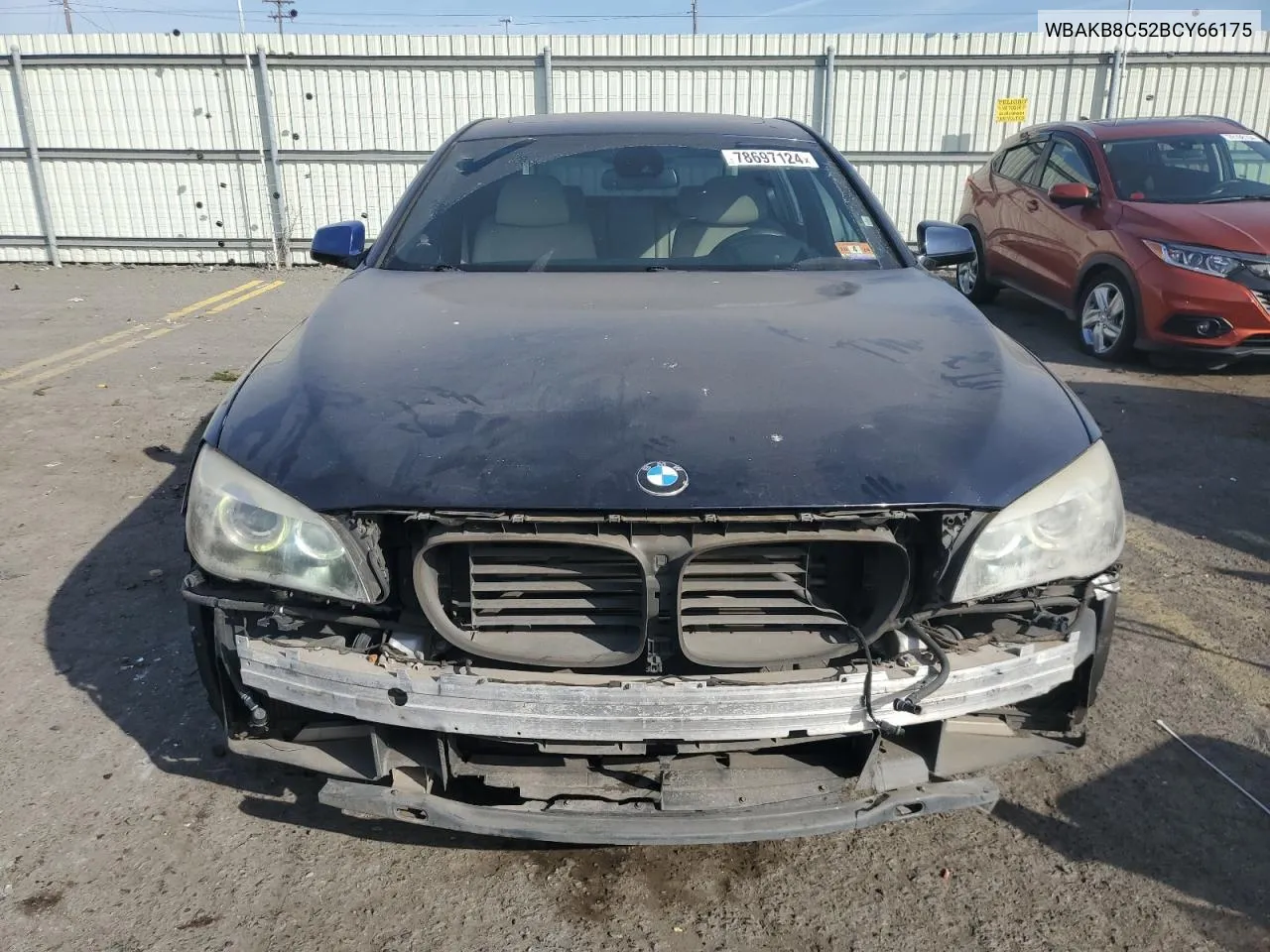 2011 BMW 750 Li VIN: WBAKB8C52BCY66175 Lot: 78697124