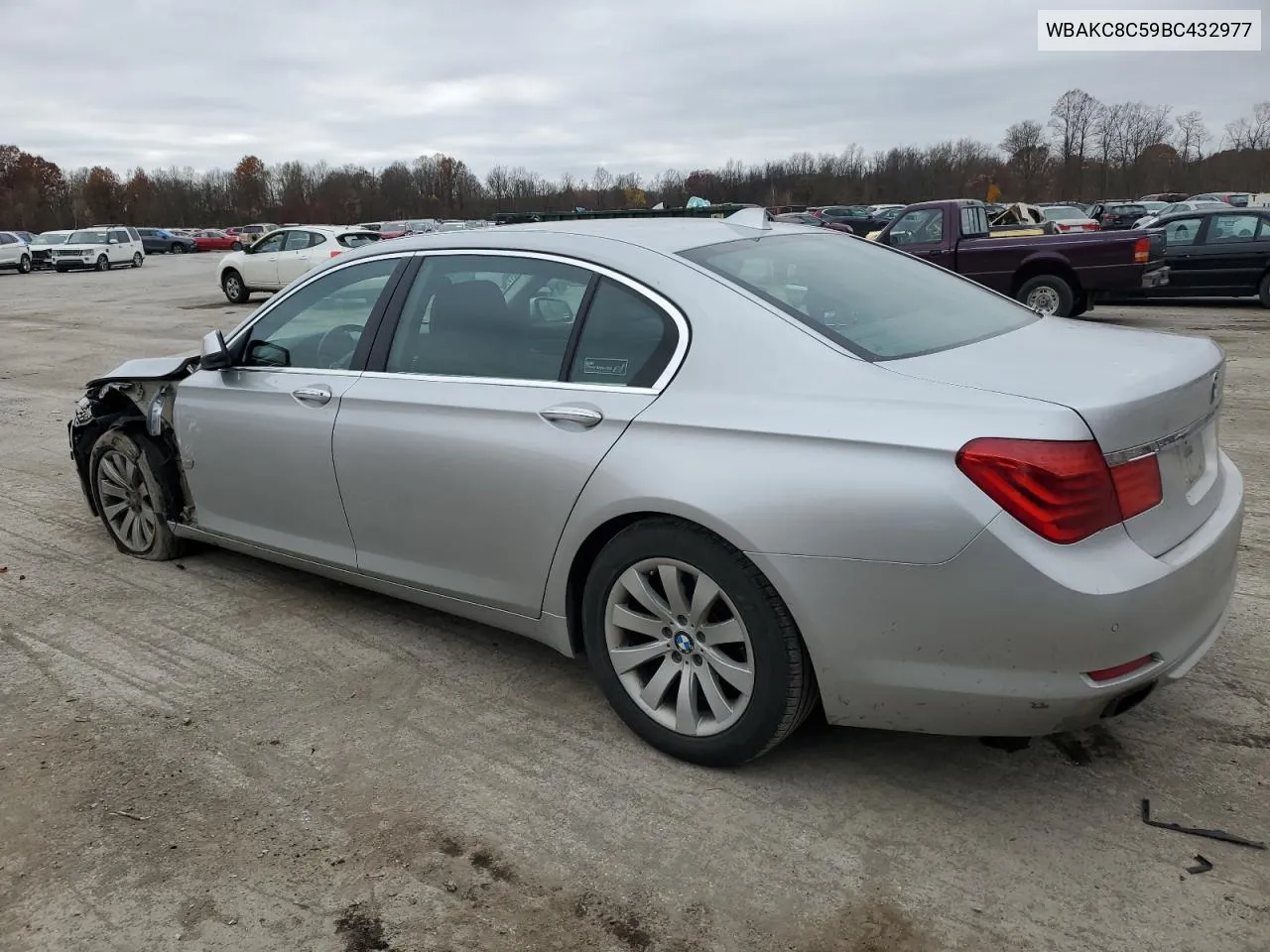 2011 BMW 750 Lxi VIN: WBAKC8C59BC432977 Lot: 78859994