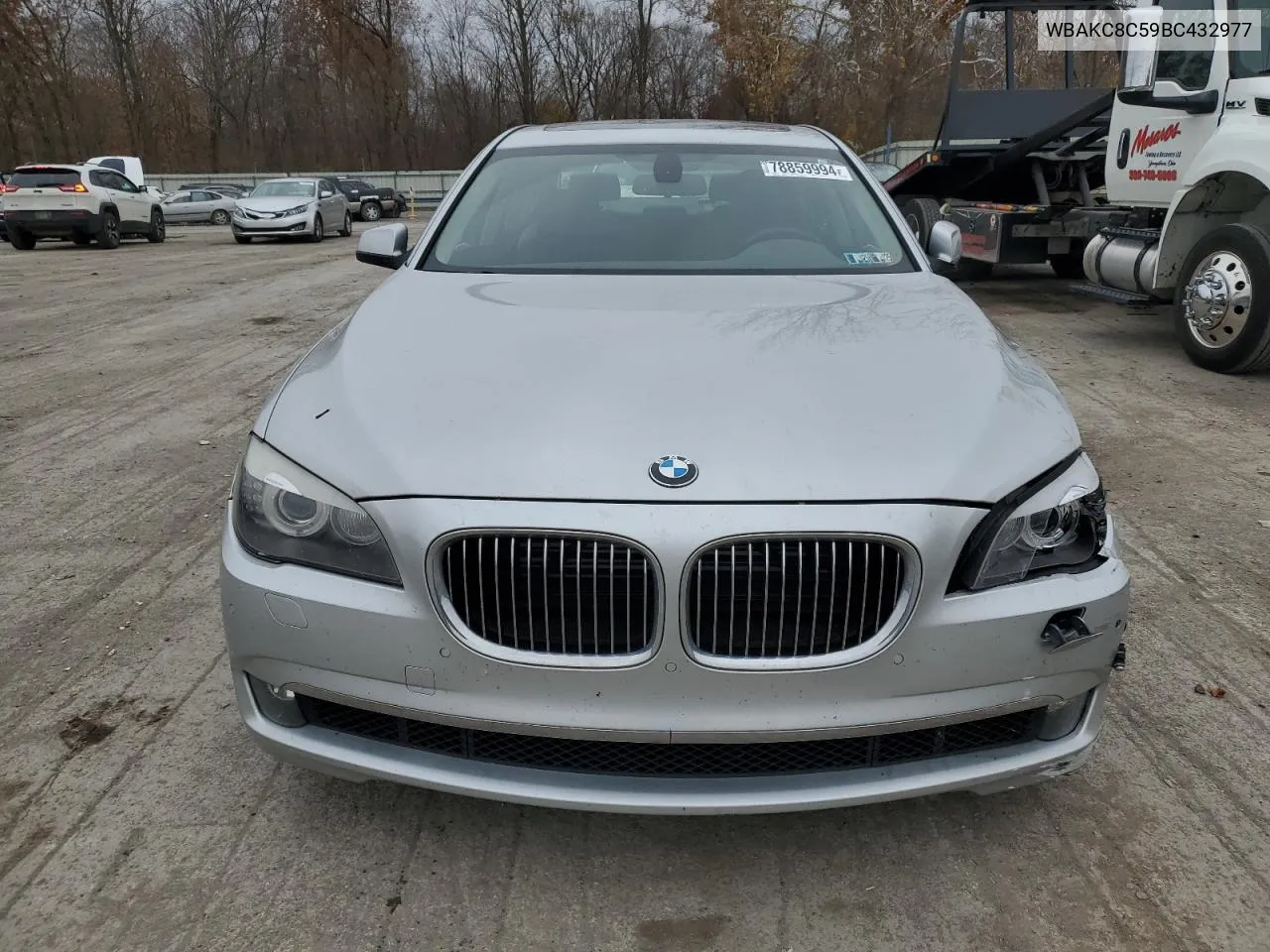 2011 BMW 750 Lxi VIN: WBAKC8C59BC432977 Lot: 78859994