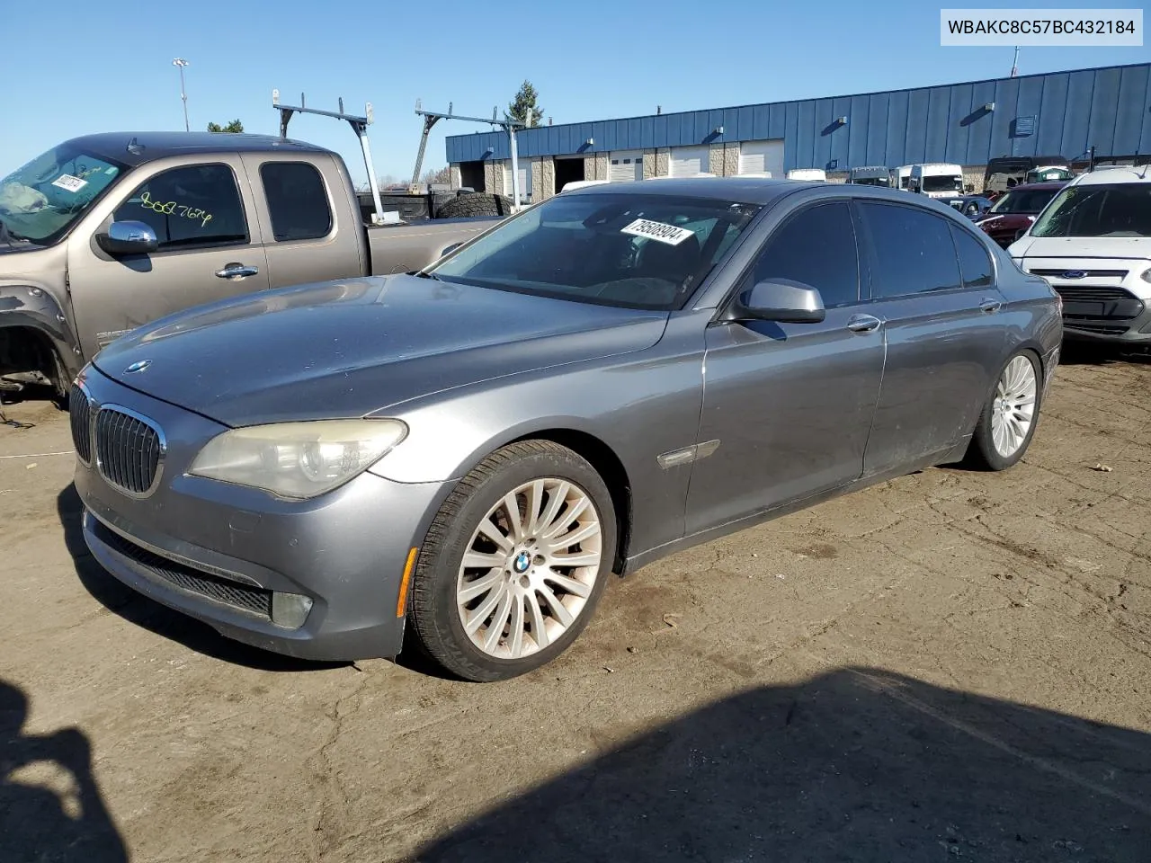 2011 BMW 750 Lxi VIN: WBAKC8C57BC432184 Lot: 79508904