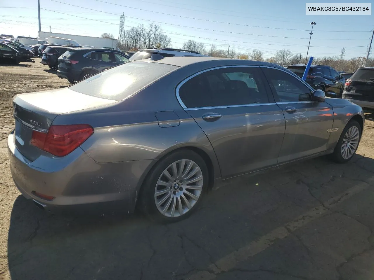 2011 BMW 750 Lxi VIN: WBAKC8C57BC432184 Lot: 79508904