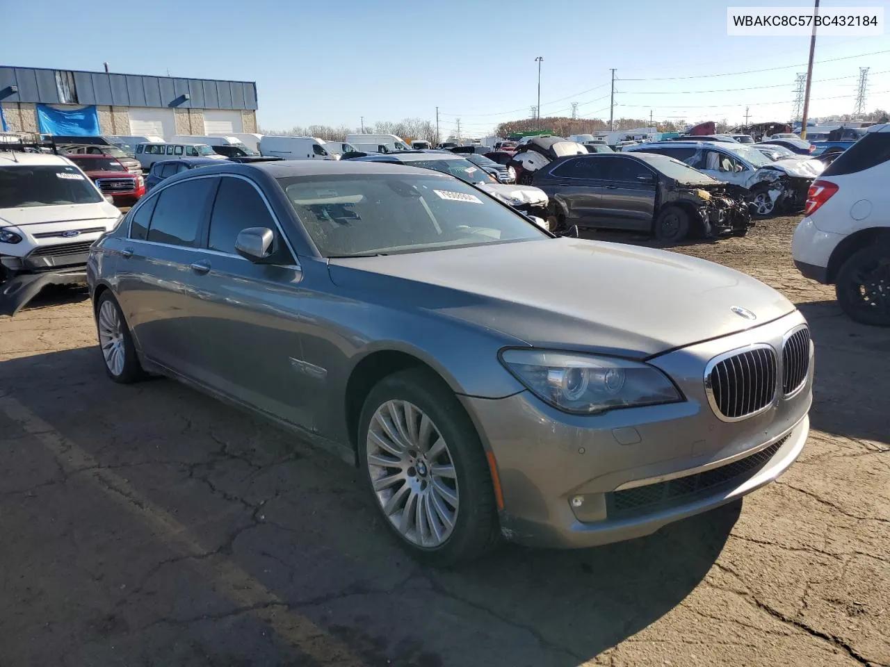 2011 BMW 750 Lxi VIN: WBAKC8C57BC432184 Lot: 79508904