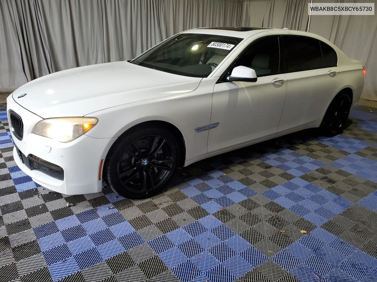 2011 BMW 750 Li VIN: WBAKB8C5XBCY65730 Lot: 80300174