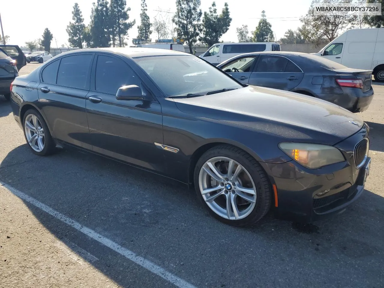 2011 BMW 750 I VIN: WBAKA8C58BCY37296 Lot: 80540904