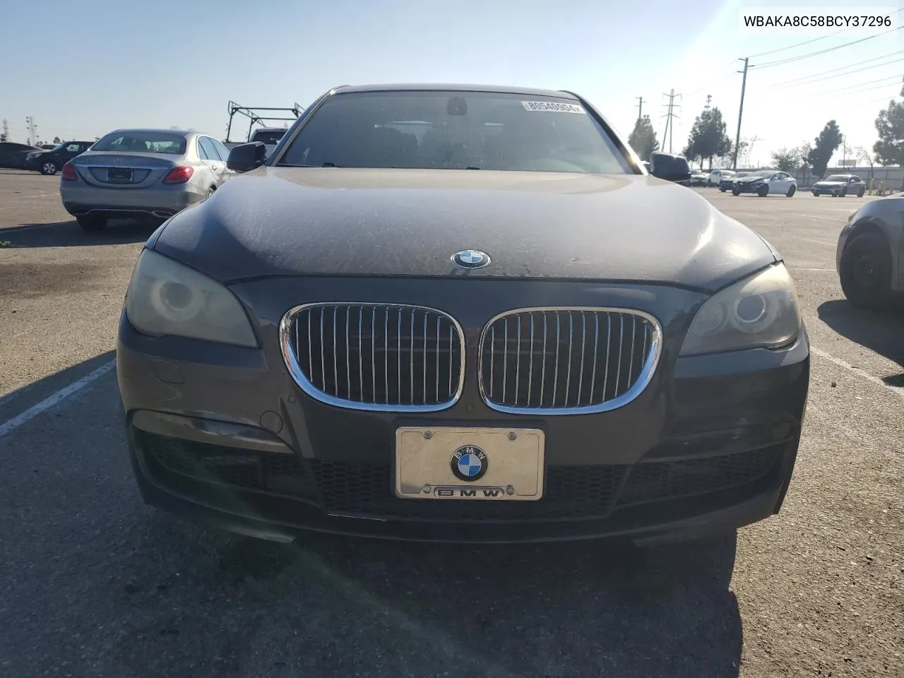 2011 BMW 750 I VIN: WBAKA8C58BCY37296 Lot: 80540904