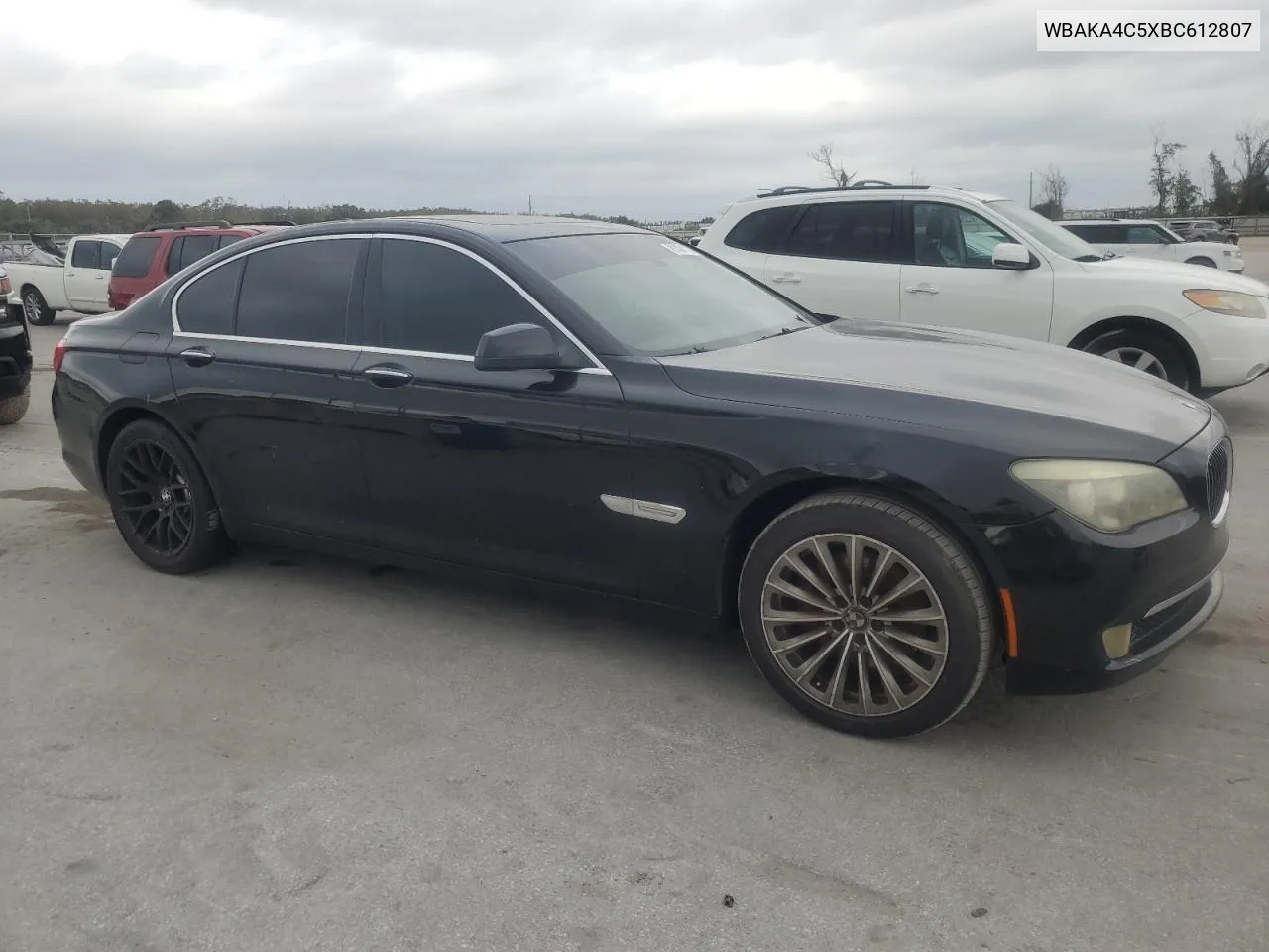 2011 BMW 740 I VIN: WBAKA4C5XBC612807 Lot: 81424114