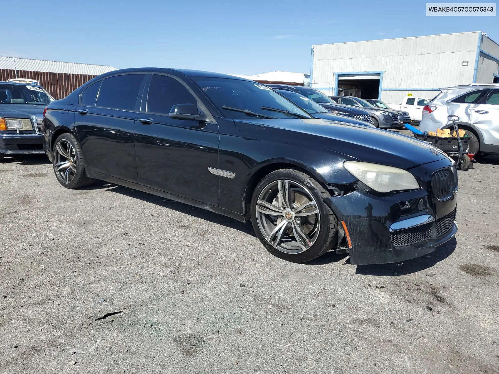 2012 BMW 740 Li VIN: WBAKB4C57CC575343 Lot: 65988434