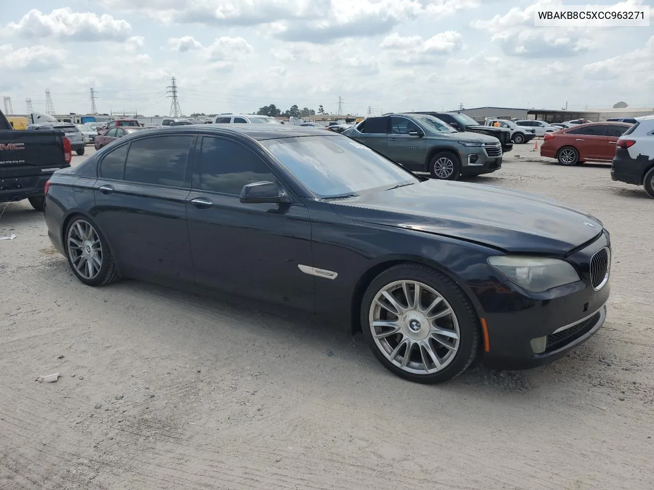 2012 BMW 750 Li VIN: WBAKB8C5XCC963271 Lot: 67798524