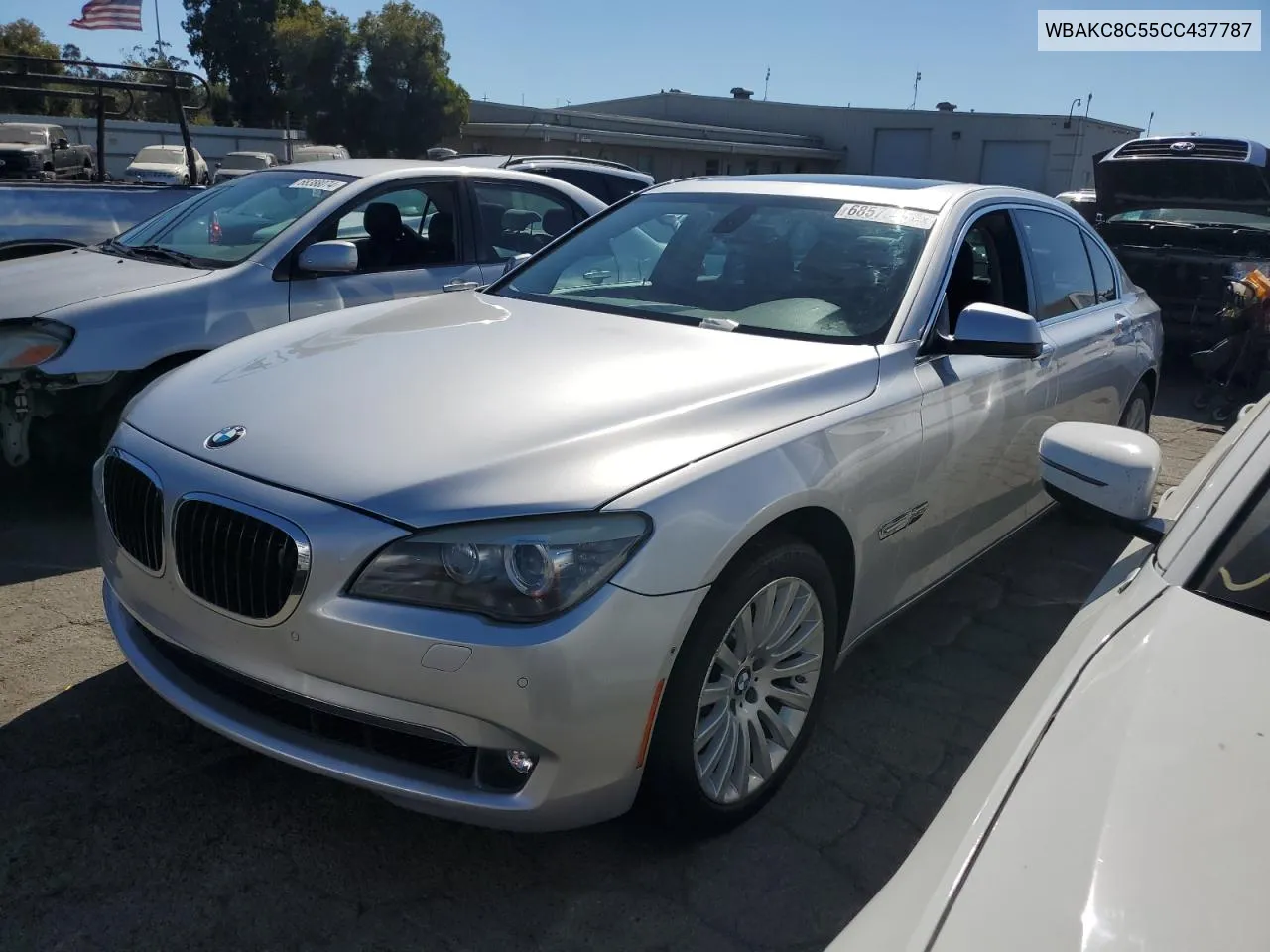 2012 BMW 750 Lxi VIN: WBAKC8C55CC437787 Lot: 68576954