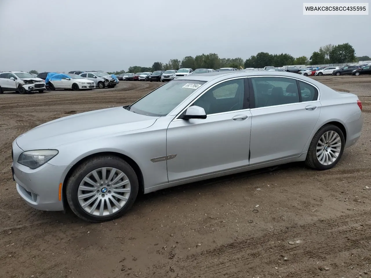 2012 BMW 750 Lxi VIN: WBAKC8C58CC435595 Lot: 69217994