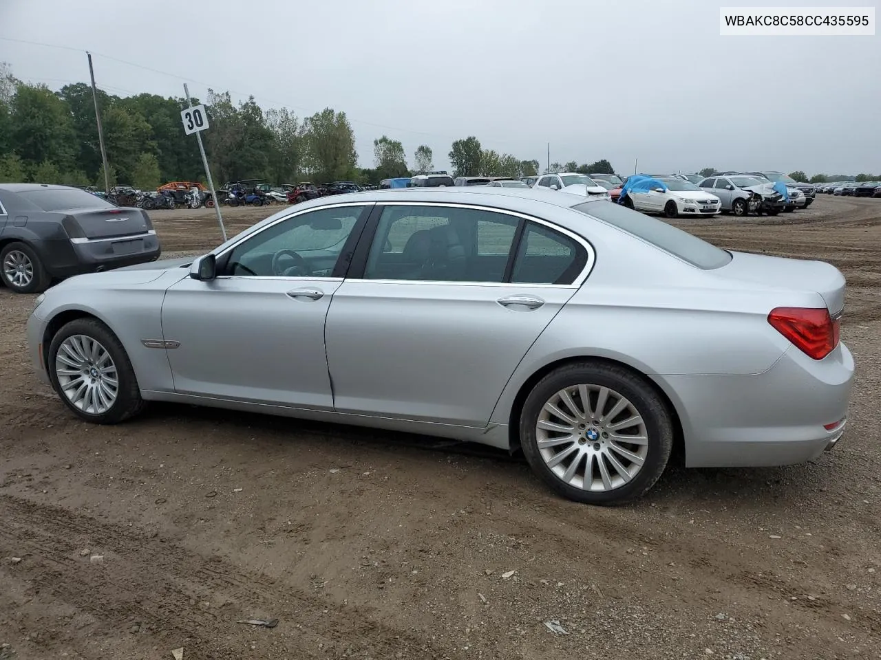 2012 BMW 750 Lxi VIN: WBAKC8C58CC435595 Lot: 69217994