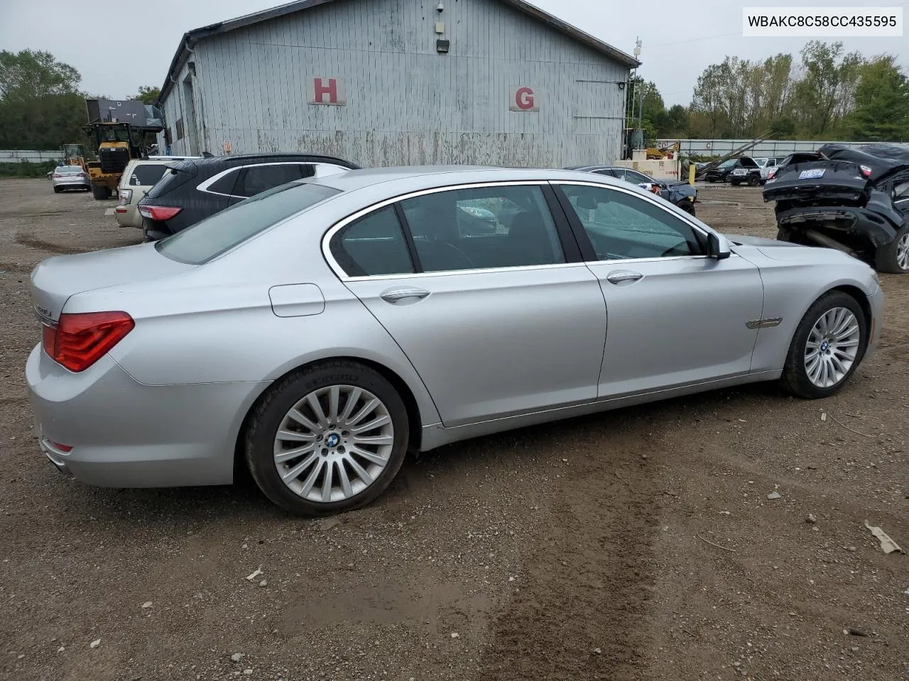 2012 BMW 750 Lxi VIN: WBAKC8C58CC435595 Lot: 69217994