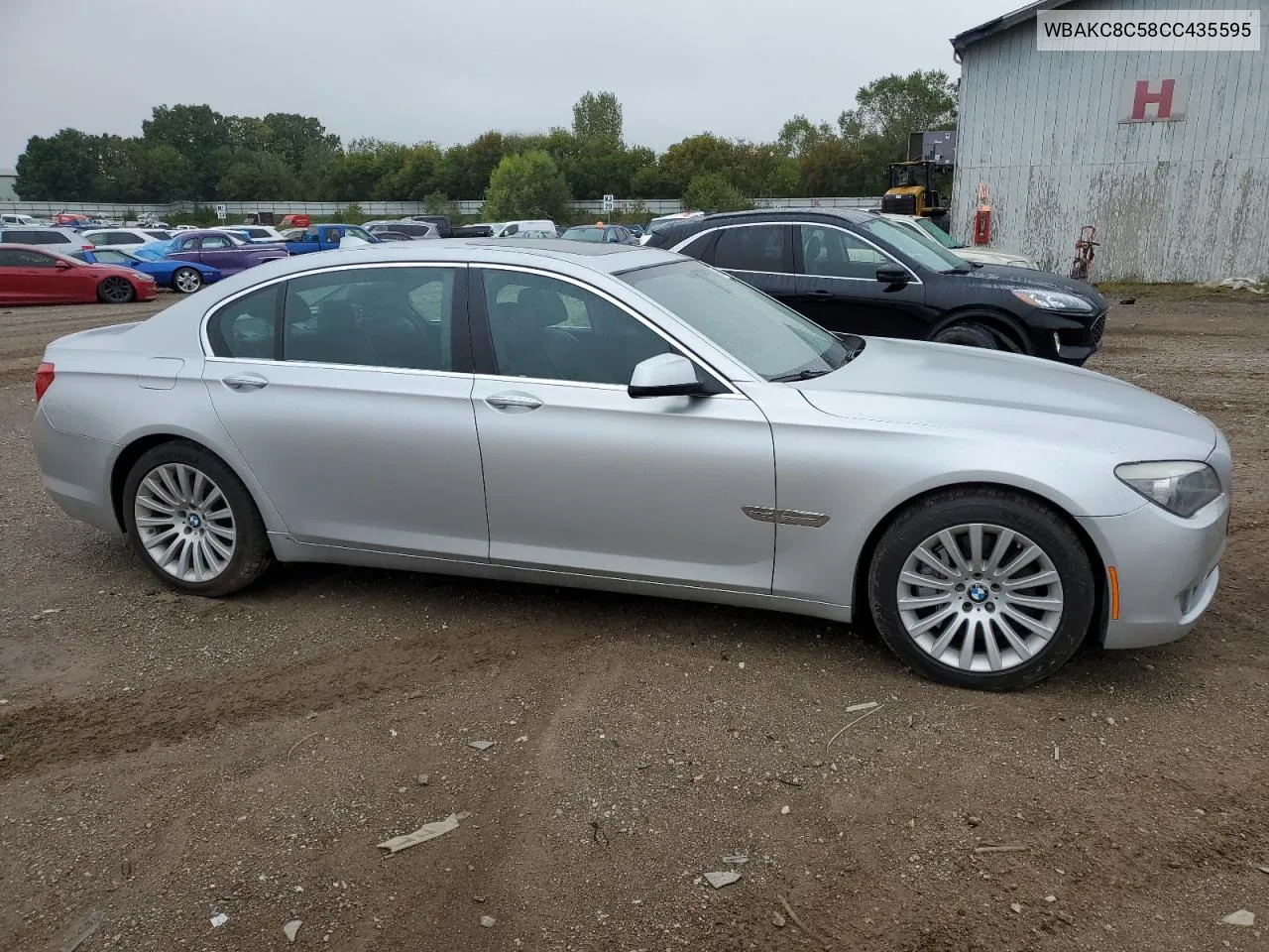 2012 BMW 750 Lxi VIN: WBAKC8C58CC435595 Lot: 69217994