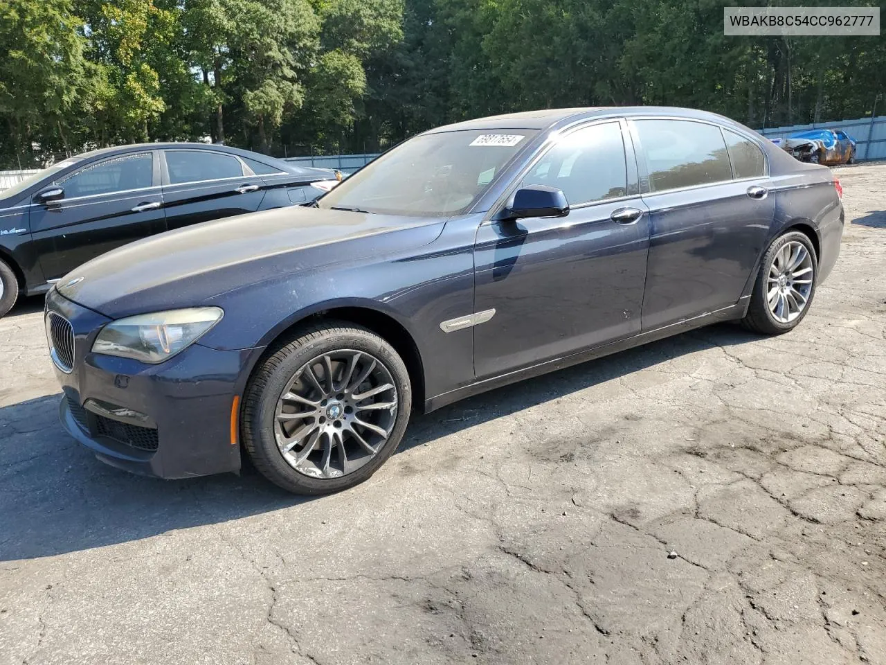 2012 BMW 750 Li VIN: WBAKB8C54CC962777 Lot: 69817654