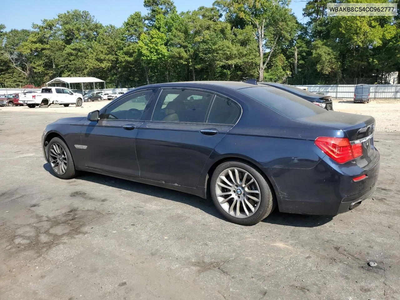 2012 BMW 750 Li VIN: WBAKB8C54CC962777 Lot: 69817654