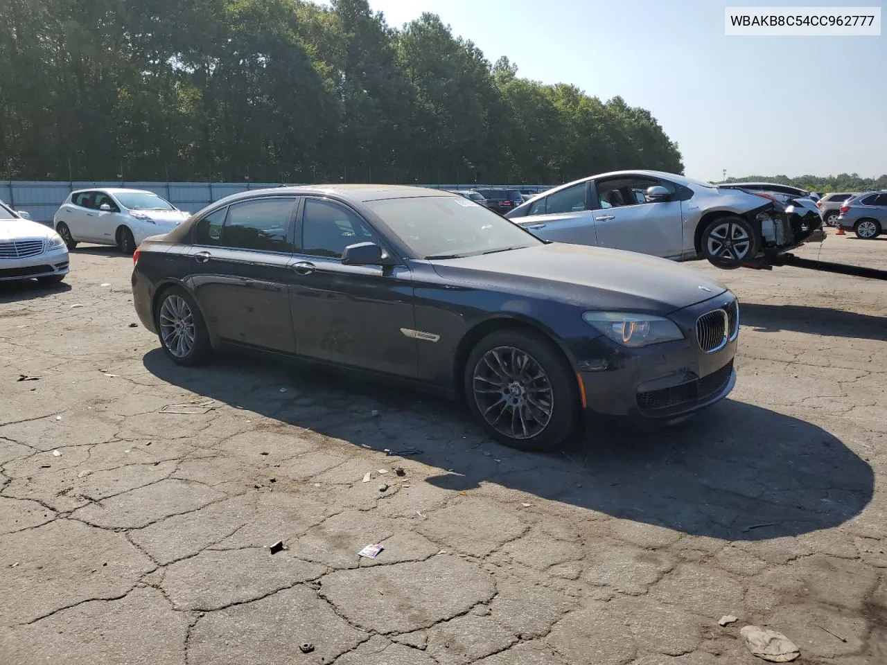 2012 BMW 750 Li VIN: WBAKB8C54CC962777 Lot: 69817654