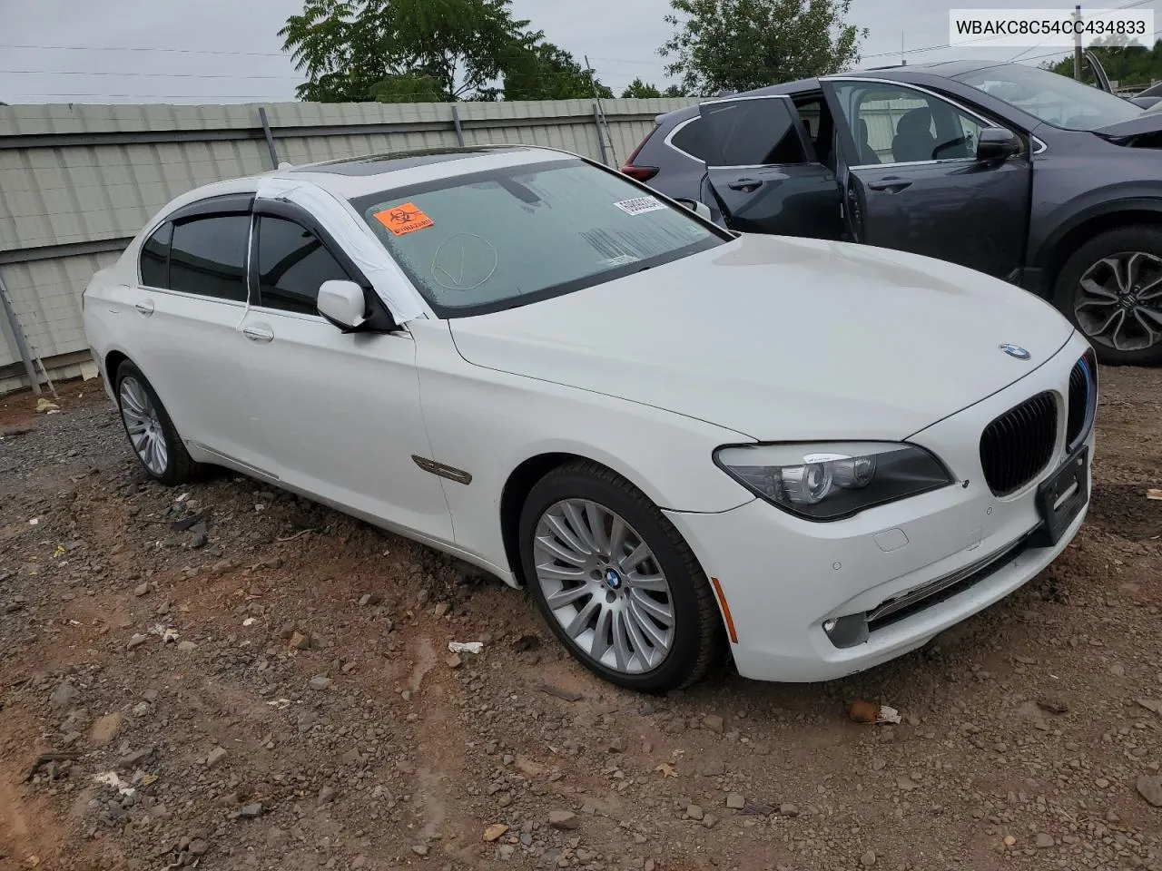 2012 BMW 750 Lxi VIN: WBAKC8C54CC434833 Lot: 69899284