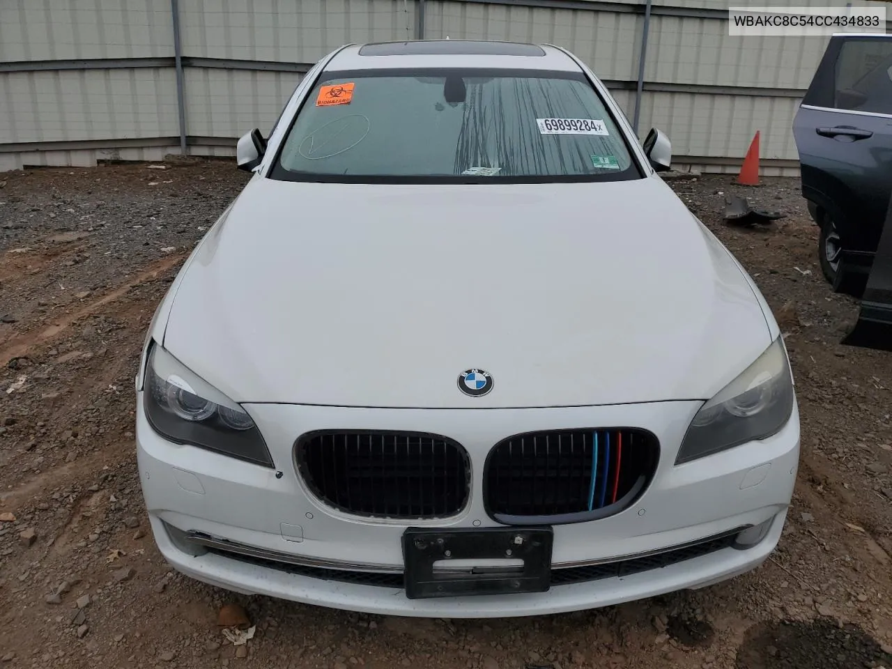 2012 BMW 750 Lxi VIN: WBAKC8C54CC434833 Lot: 69899284