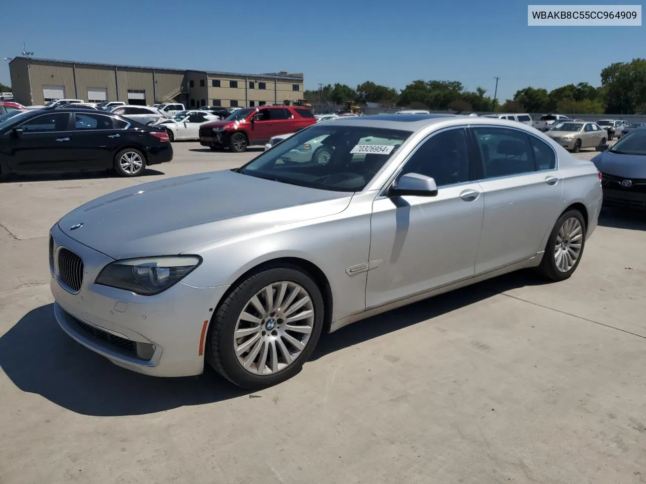 2012 BMW 750 Li VIN: WBAKB8C55CC964909 Lot: 70326954