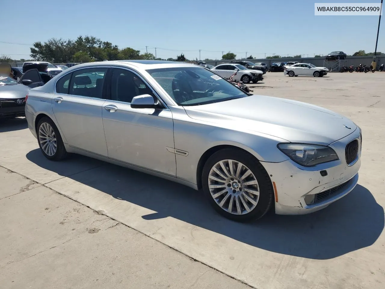 2012 BMW 750 Li VIN: WBAKB8C55CC964909 Lot: 70326954