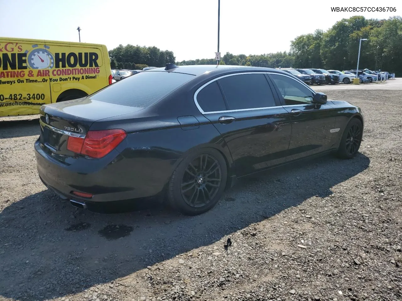 2012 BMW 750 Lxi VIN: WBAKC8C57CC436706 Lot: 71729474