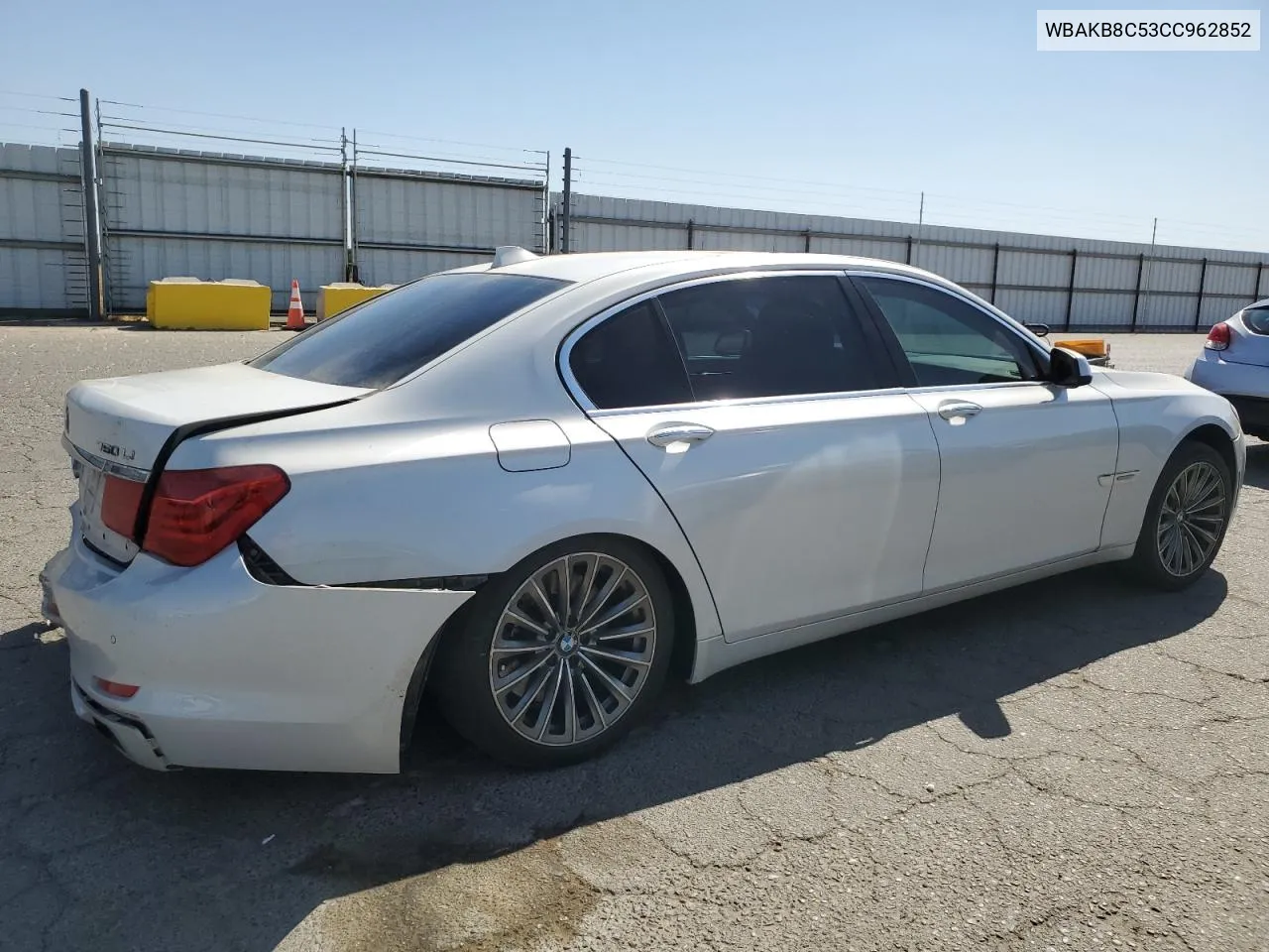 2012 BMW 750 Li VIN: WBAKB8C53CC962852 Lot: 73174354