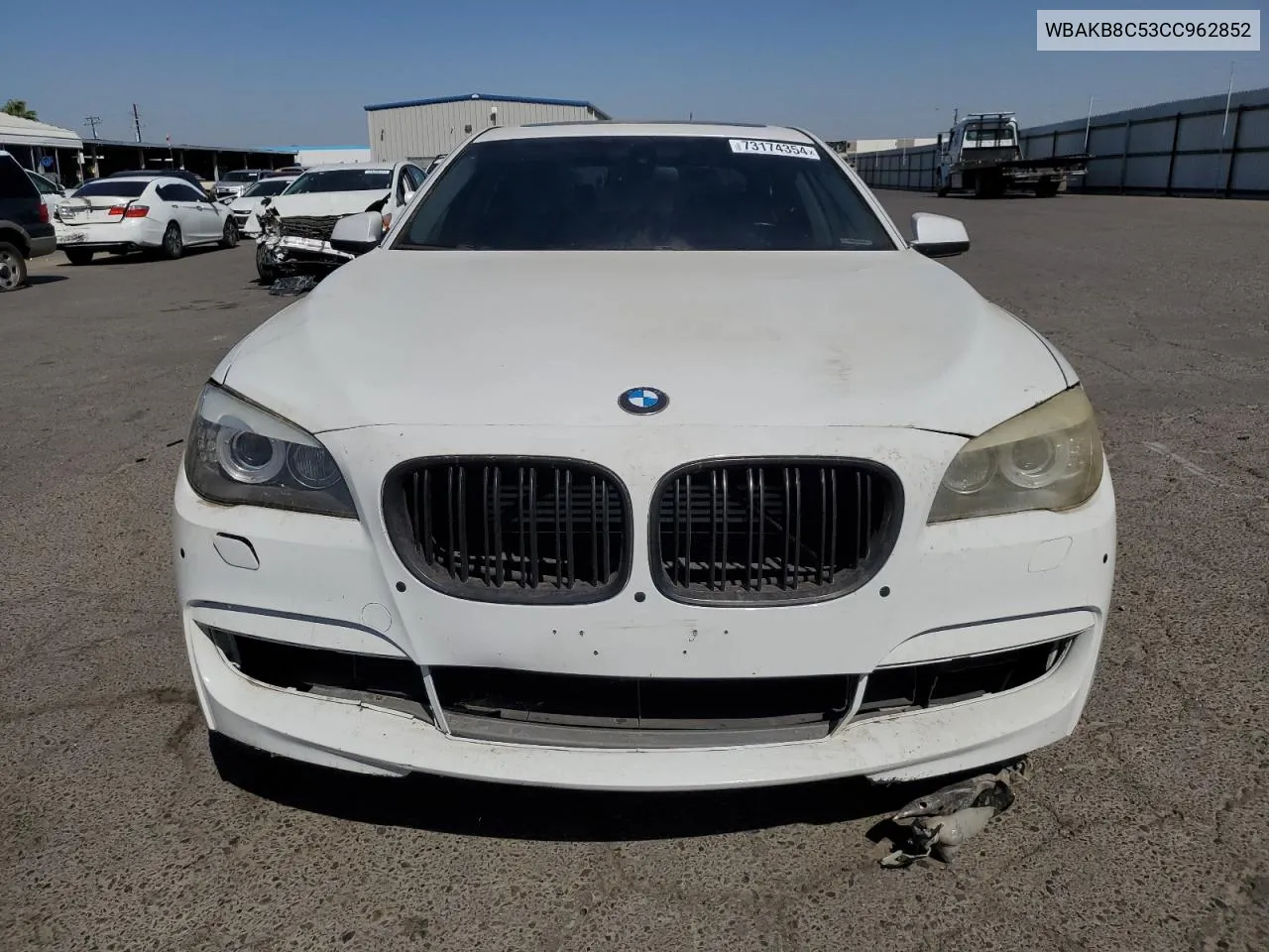 2012 BMW 750 Li VIN: WBAKB8C53CC962852 Lot: 73174354