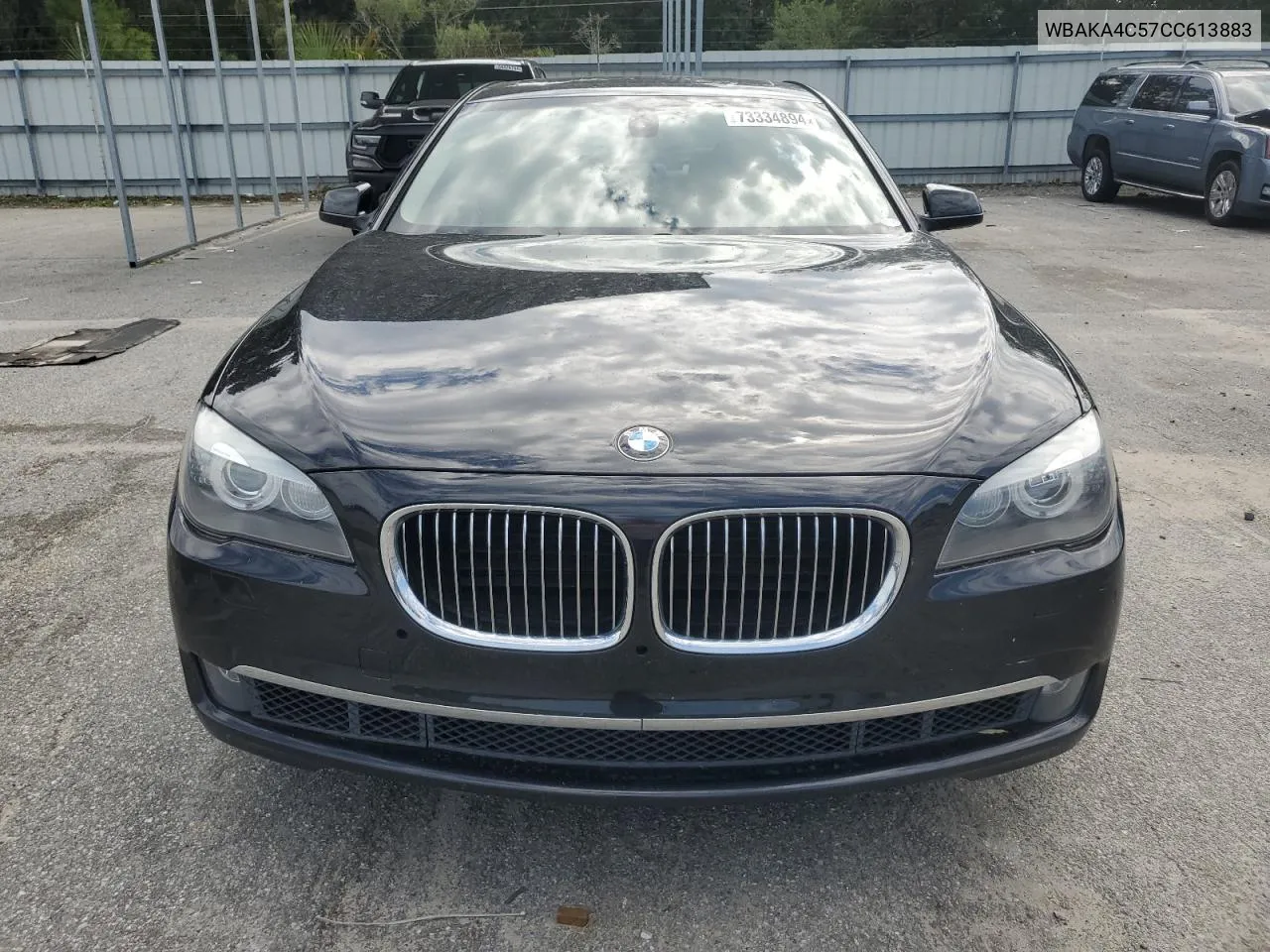 2012 BMW 740 I VIN: WBAKA4C57CC613883 Lot: 73334894