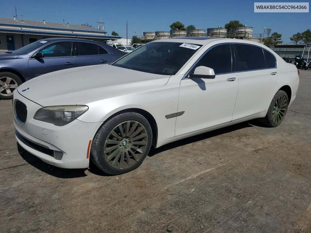 2012 BMW 750 Li VIN: WBAKB8C54CC964366 Lot: 74277044