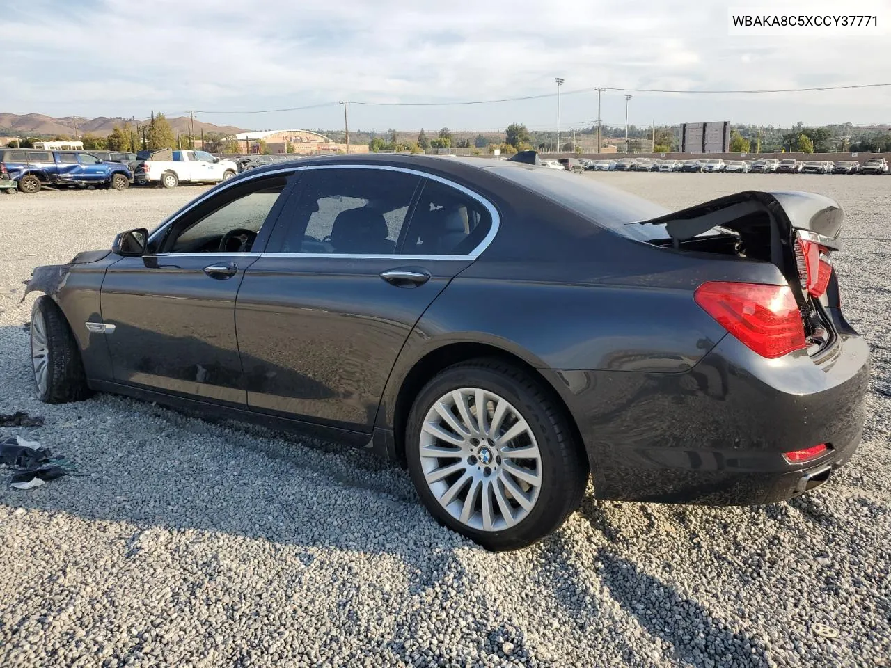 2012 BMW 750 I VIN: WBAKA8C5XCCY37771 Lot: 75134744