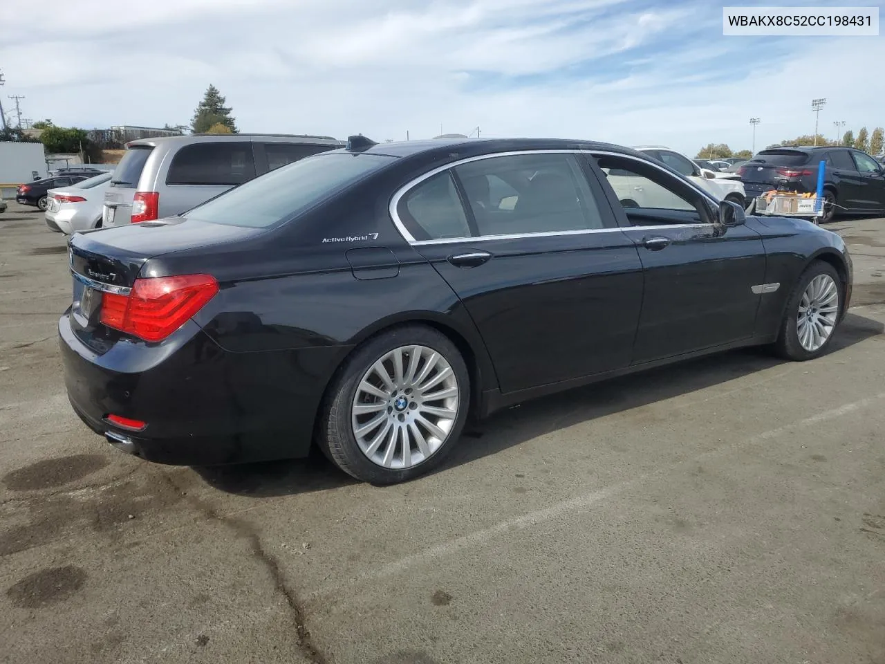 2012 BMW 750 Li VIN: WBAKX8C52CC198431 Lot: 75295664