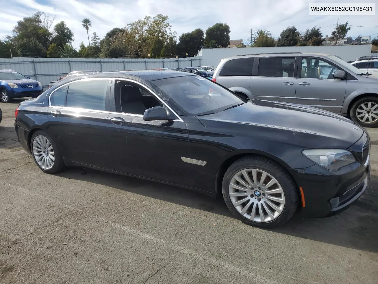 2012 BMW 750 Li VIN: WBAKX8C52CC198431 Lot: 75295664