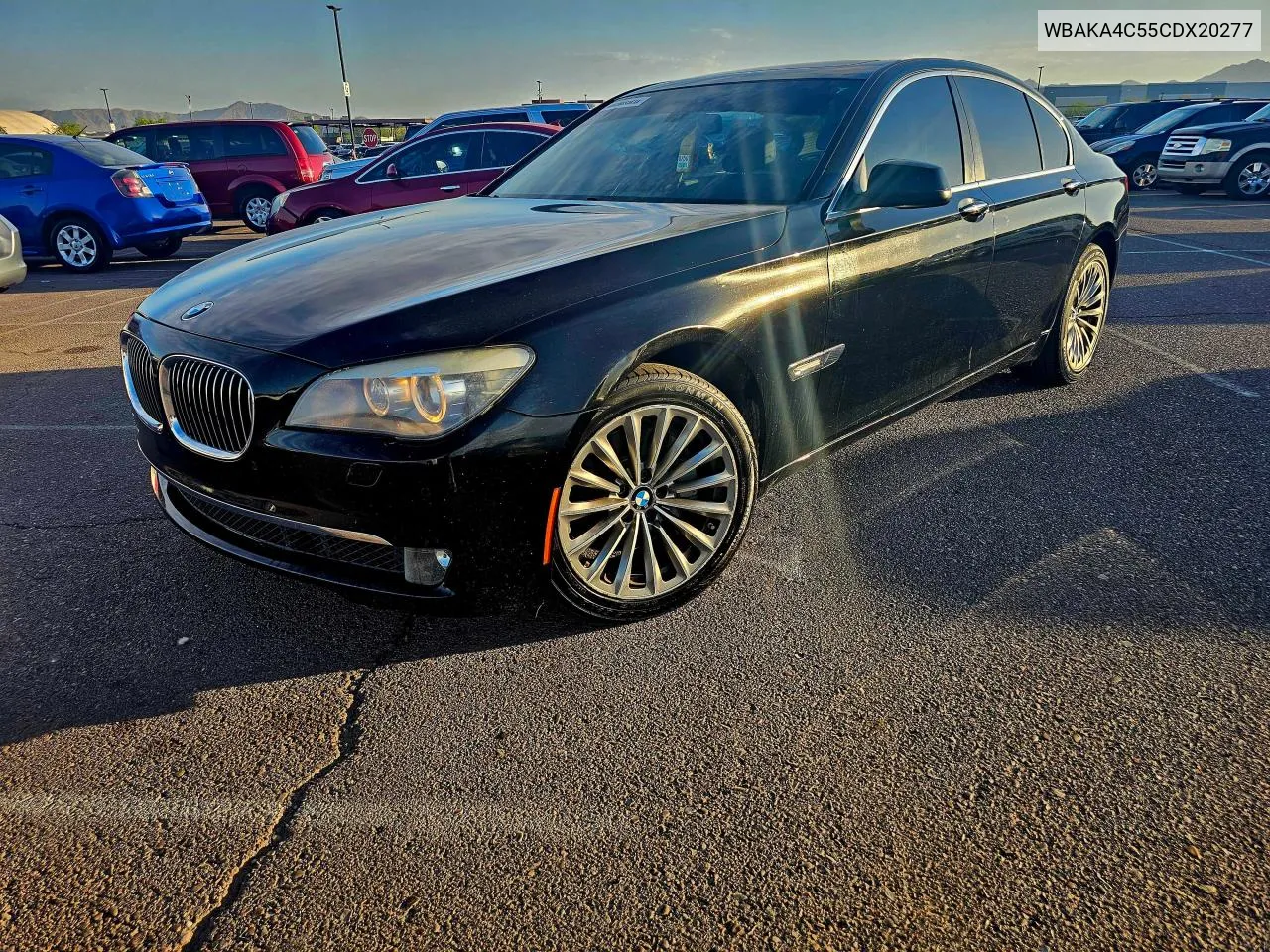 2012 BMW 740 I VIN: WBAKA4C55CDX20277 Lot: 75771474