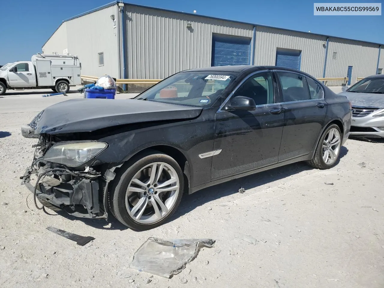 2012 BMW 750 I VIN: WBAKA8C55CDS99569 Lot: 76066594