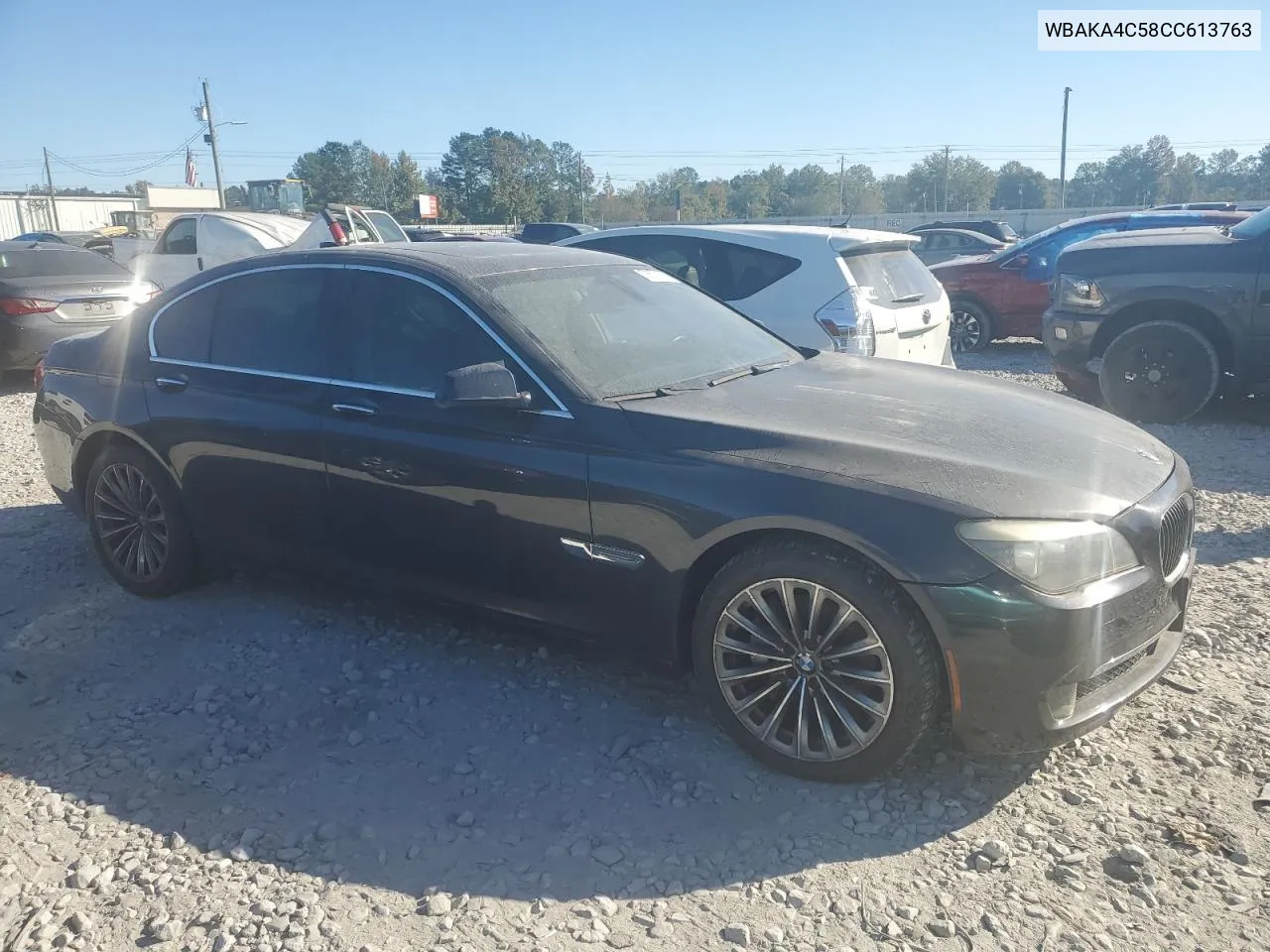 2012 BMW 740 I VIN: WBAKA4C58CC613763 Lot: 76673584