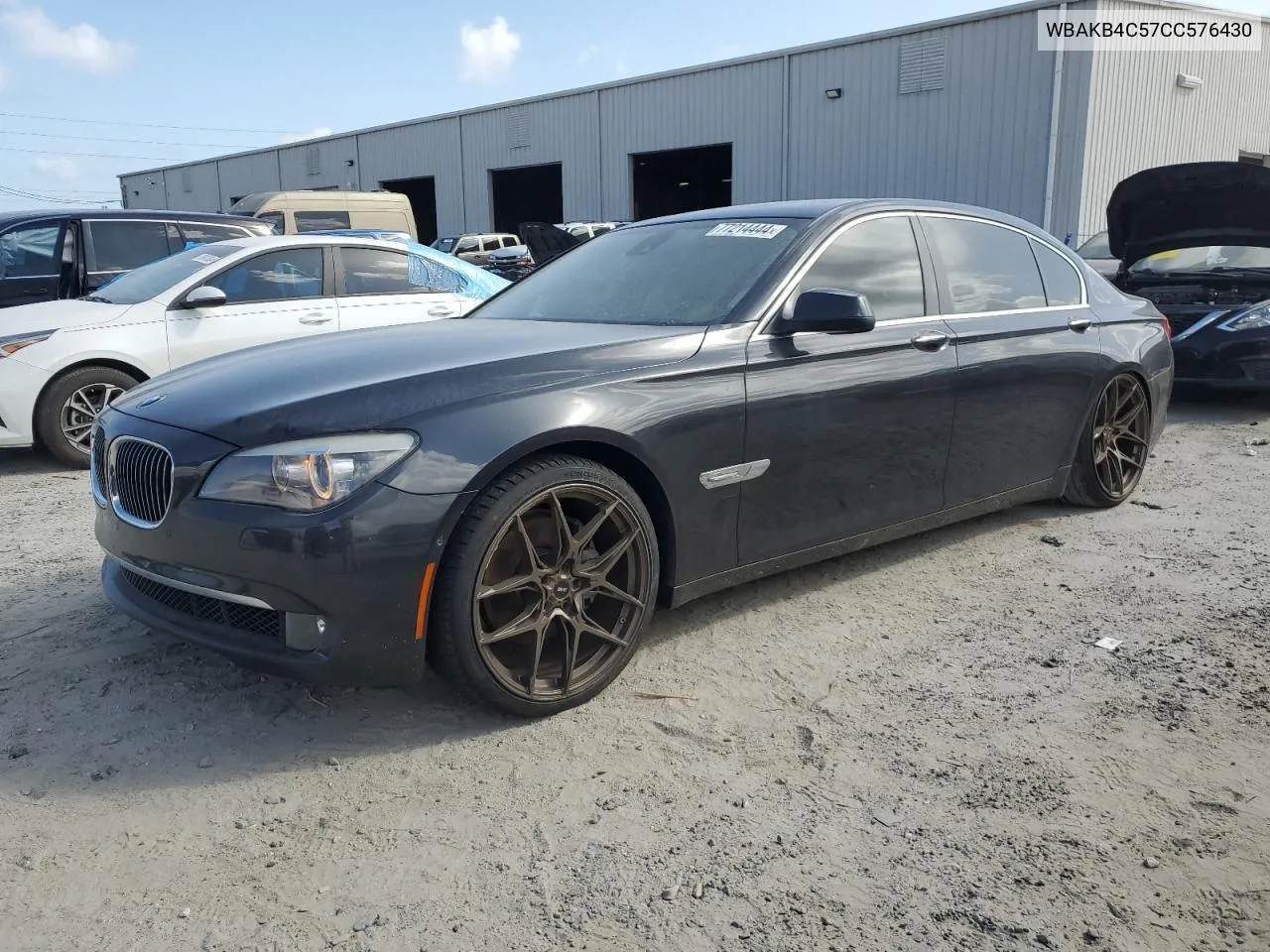 2012 BMW 740 Li VIN: WBAKB4C57CC576430 Lot: 77214444