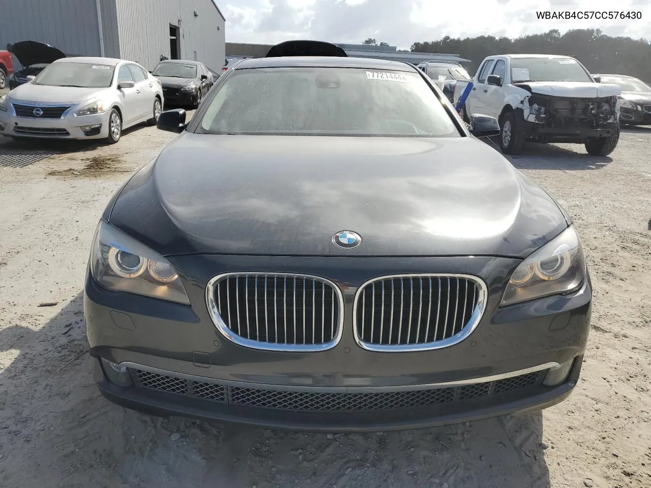 2012 BMW 740 Li VIN: WBAKB4C57CC576430 Lot: 77214444