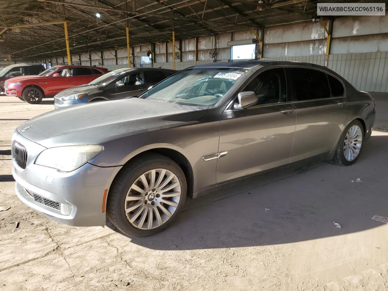 2012 BMW 750 Li VIN: WBAKB8C5XCC965196 Lot: 77570904