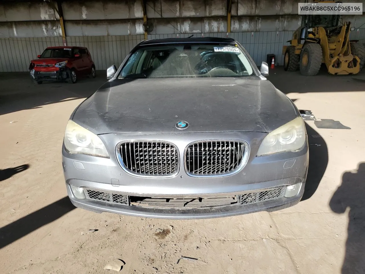 2012 BMW 750 Li VIN: WBAKB8C5XCC965196 Lot: 77570904