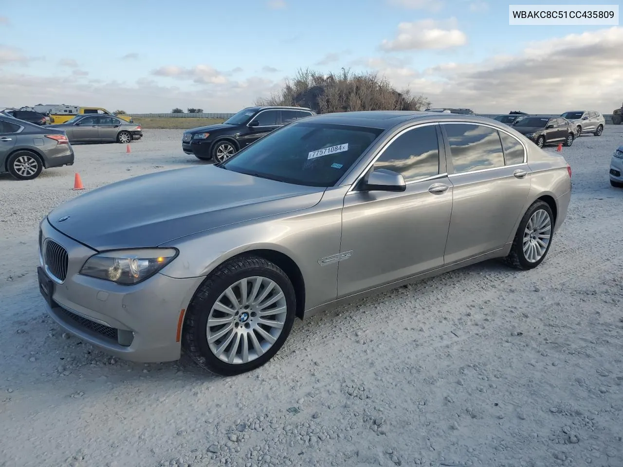 2012 BMW 750 Lxi VIN: WBAKC8C51CC435809 Lot: 77571084