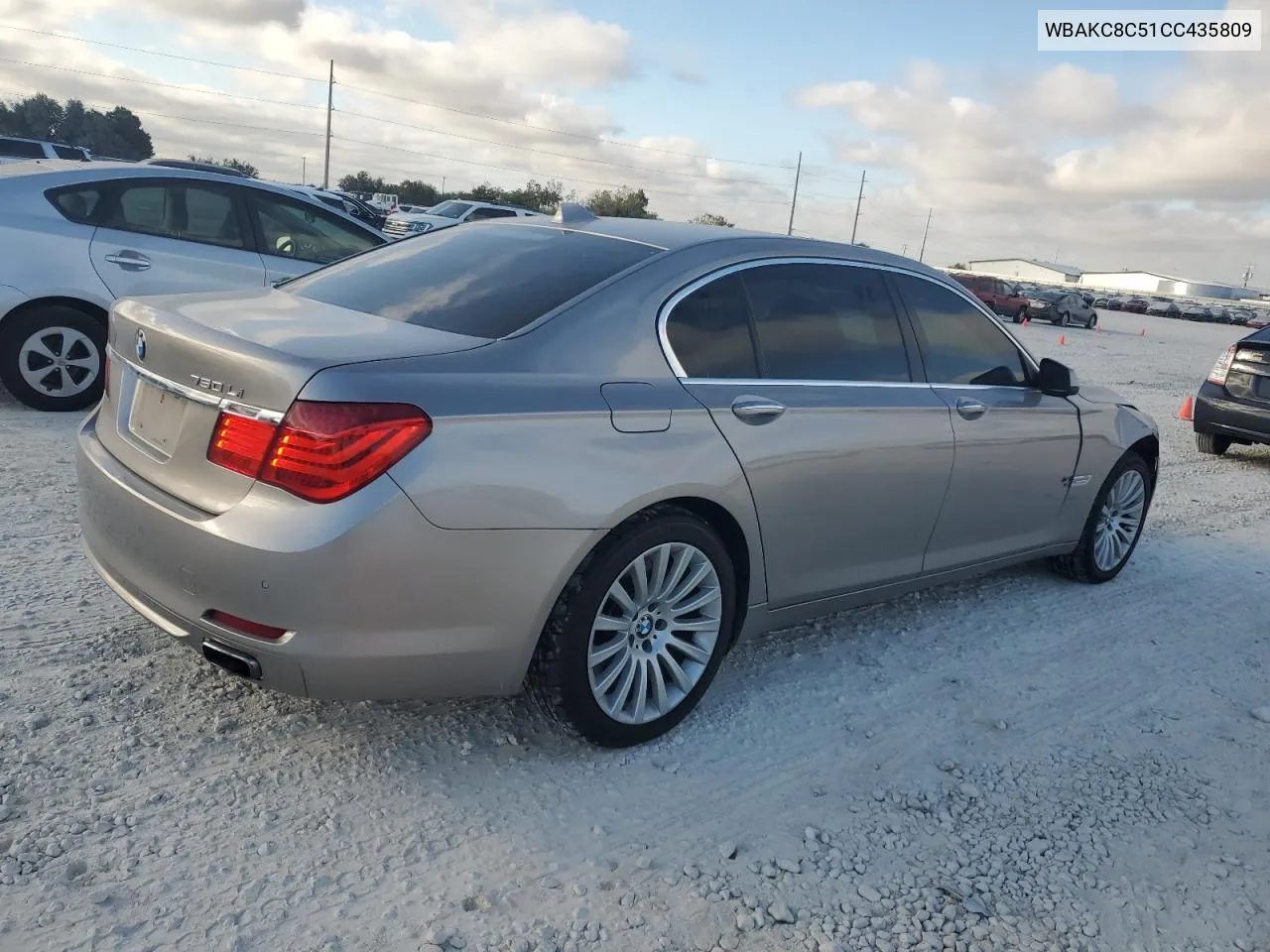 2012 BMW 750 Lxi VIN: WBAKC8C51CC435809 Lot: 77571084