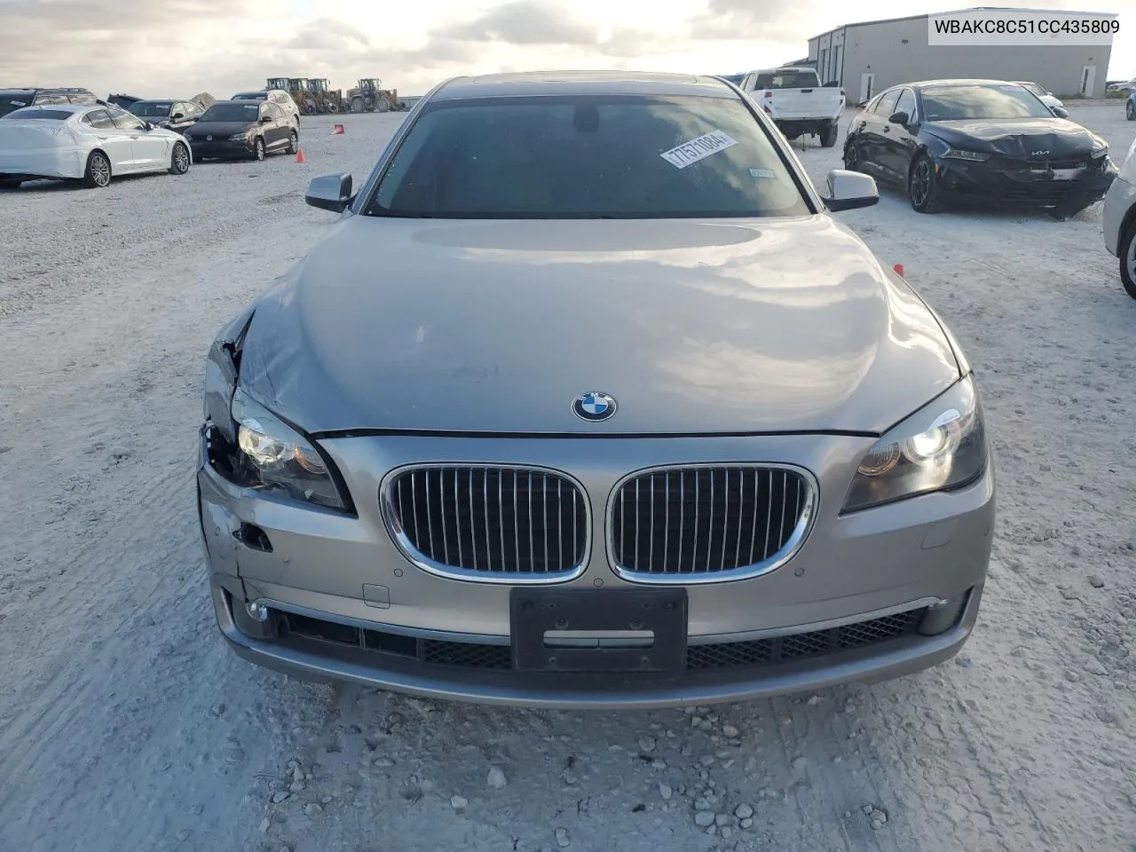 2012 BMW 750 Lxi VIN: WBAKC8C51CC435809 Lot: 77571084