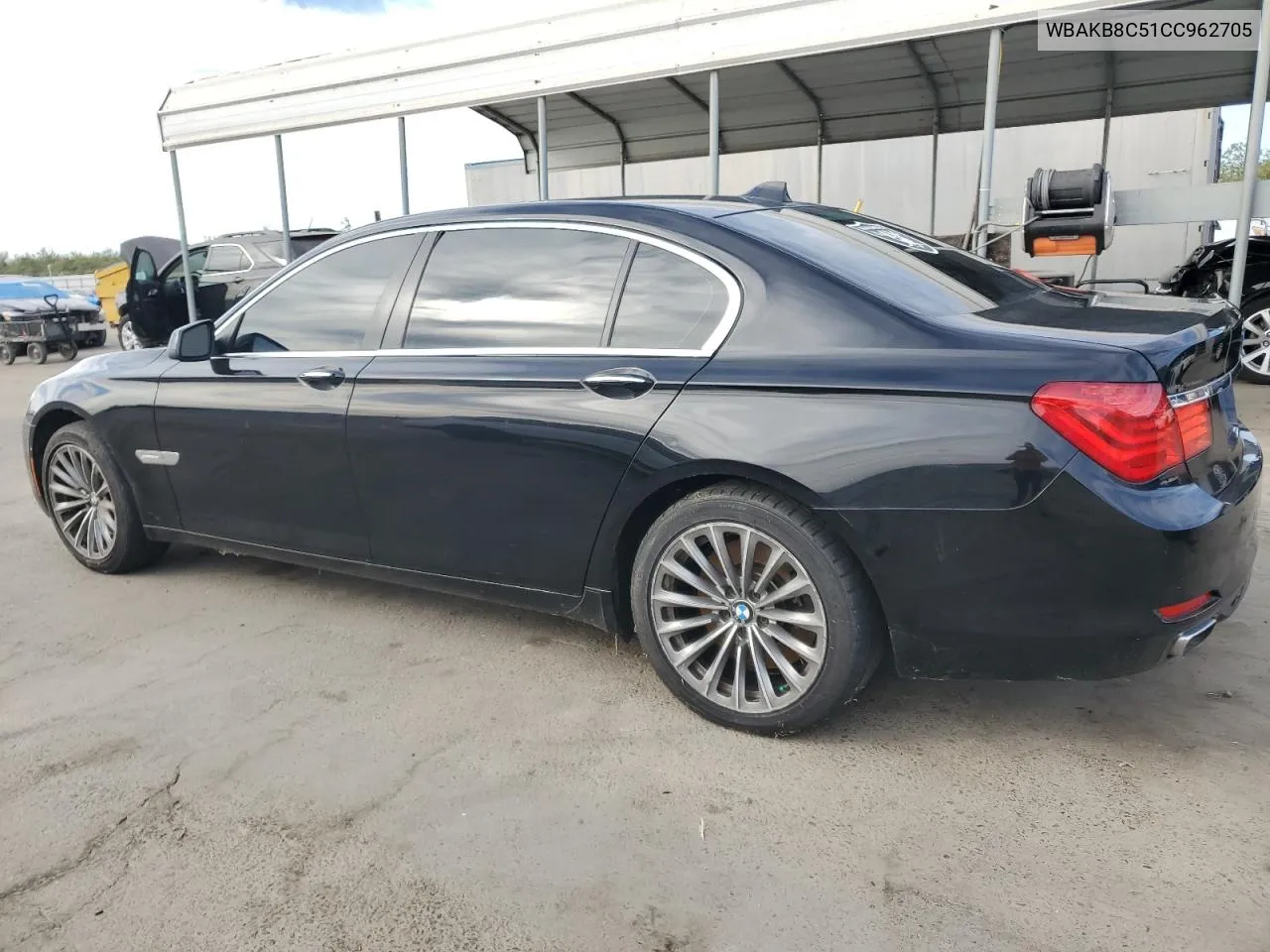 2012 BMW 750 Li VIN: WBAKB8C51CC962705 Lot: 77704744