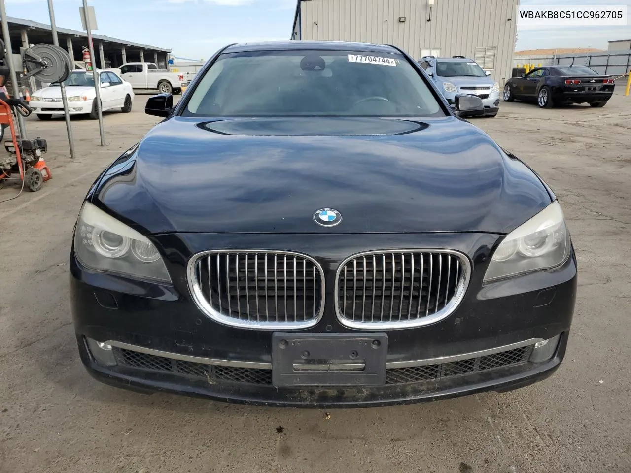 2012 BMW 750 Li VIN: WBAKB8C51CC962705 Lot: 77704744