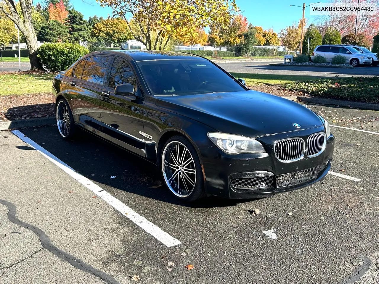 2012 BMW 750 Li VIN: WBAKB8C52CC964480 Lot: 79942094