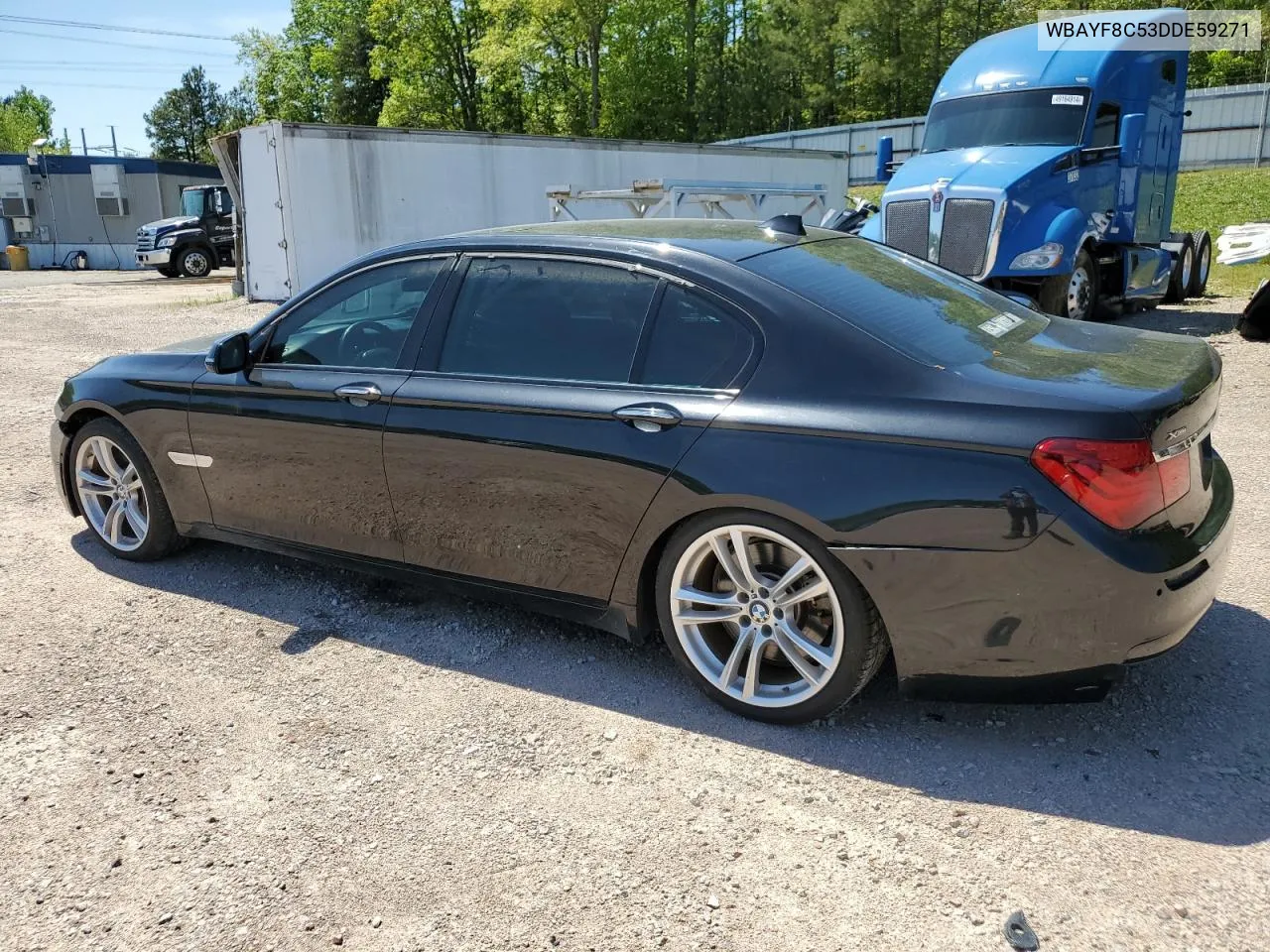 2013 BMW 750 Lxi VIN: WBAYF8C53DDE59271 Lot: 50420424