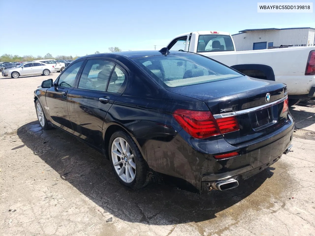 2013 BMW 750 Lxi VIN: WBAYF8C55DD139818 Lot: 53083924