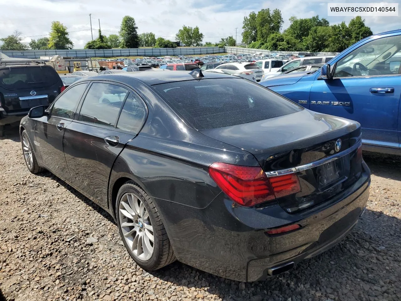 2013 BMW 750 Lxi VIN: WBAYF8C5XDD140544 Lot: 59360214